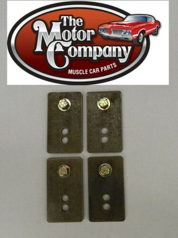 1964, 1965, 1966, 1967, 1968, 1969, 1970, 1971, 1972 Chevelle Bucket Seat Relocation Bracket Set Made In USA