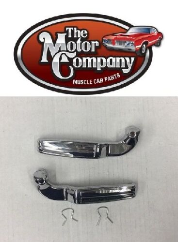 1968, 1969, 1970, 1971, 1972 Chevelle Door Handles Set Inside w/ Clips
