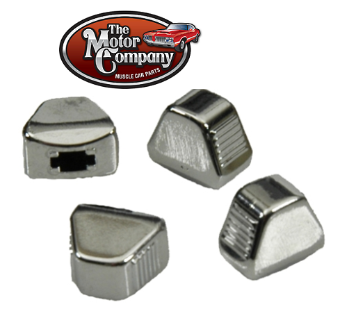 1978, 1979, 1980, 1981 Camaro Chrome Plated Heater / AC Control Knob Set Slide Type