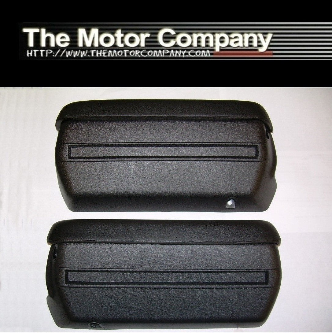 1969, 1970, 1971, 1972 Armrests and Pads, BLACK
