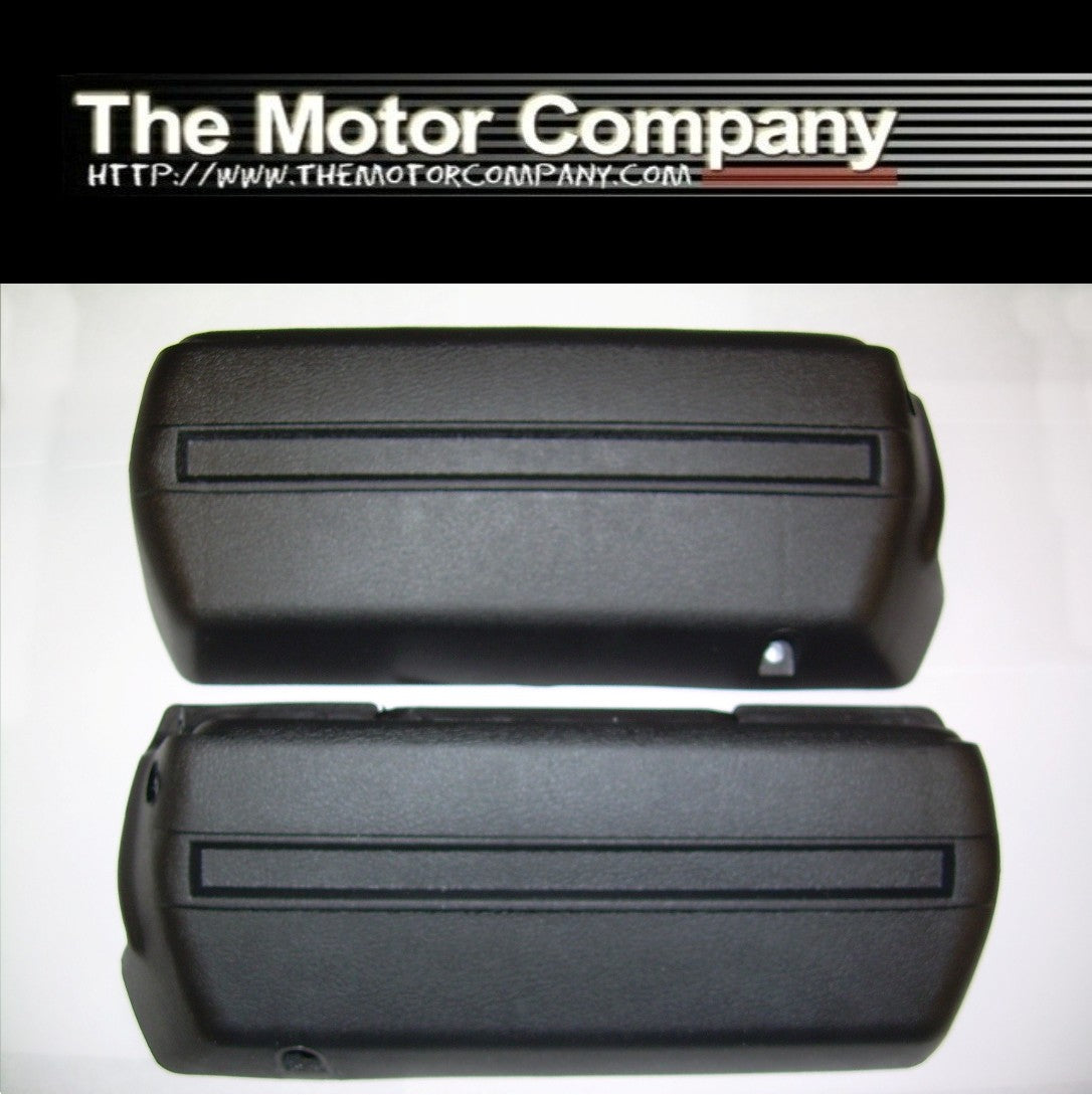 1969, 1970, 1971, 1972 Armrest Bases, No Pad, Black