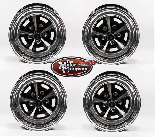 Oldsmobile SS1 Wheel Set Staggered 15/7 15/8 High Polished Aluminum