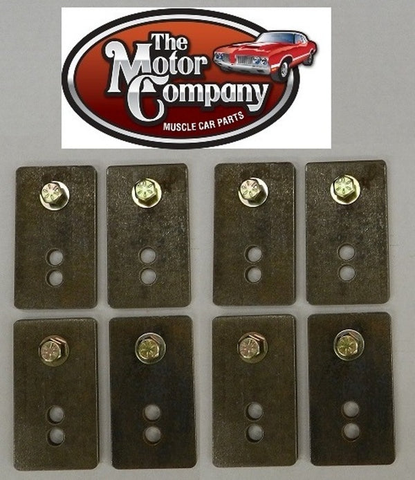 1964, 1965, 1966, 1967, 1968, 1969, 1970, 1971, 1972 GTO / LeMans Bucket Seat Relocation Bracket 2 Sets Made In USA