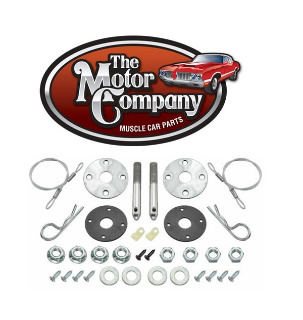 1970, 1971, 1972 Chevelle Malibu El Camino Super Sport Hood Pin Kit