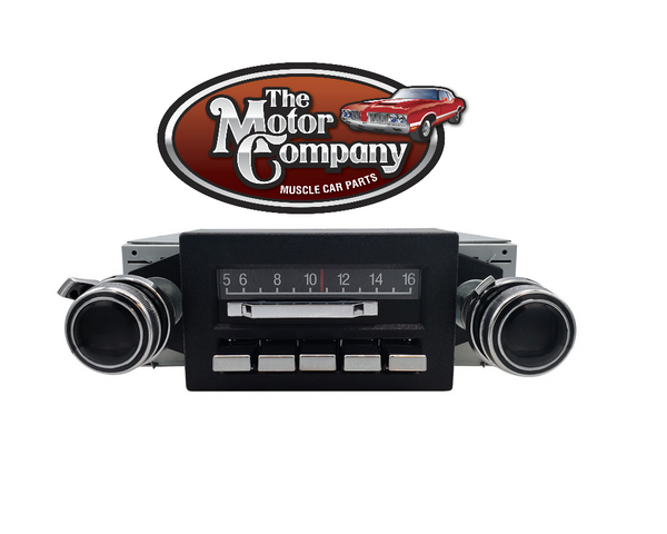 1973-1987 Chevy C10 AM/FM Radio Bluetooth Slide Bar Radio by Custom Autosound