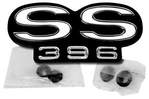 1967 Chevelle SS396 Rear Pannel Emblem Malibu Super Sport