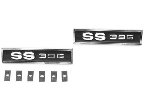 1969 Chevelle SS396 Door Panel Emblems Super Sport Chevelle