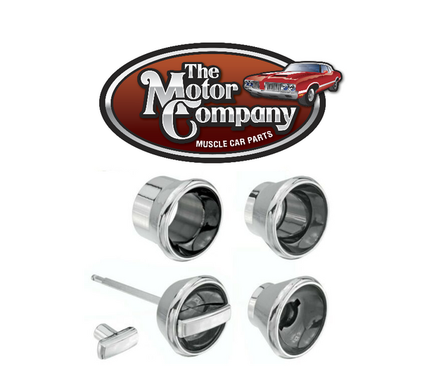 1968 CHEVELLE / EL CAMINO DASH KNOB SWITCH KIT EL CAMINO BEZELS (DN046)