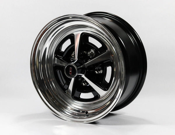 Oldsmobile SS1 Wheel Set 15 X 8 15/8 High Polished Aluminum