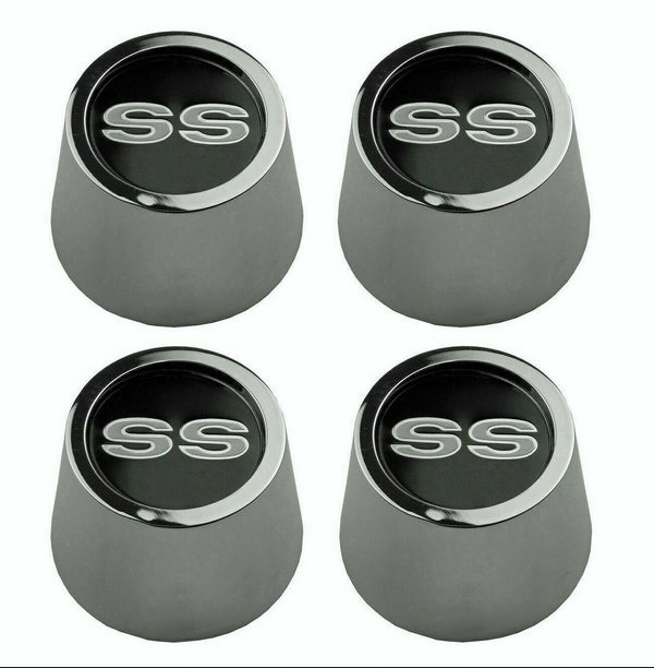 1969, 1970 Nova SS Wheel Center Cap (Set Of 4) with Retainers and Hardware