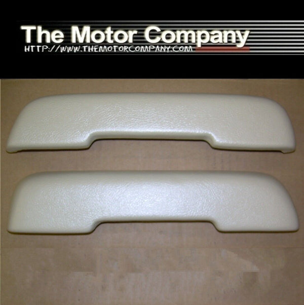 1968, 1969, 1970, 1971, 1972 GTO/LeMans Armrest Pads-White